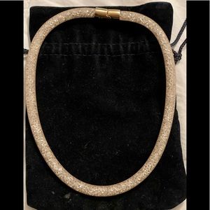 Swarovski Gold colored necklace/bracelet